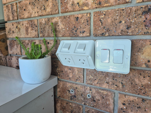 outdoor power point and switches